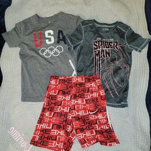 Lot of boys size 8-10 clothing.
